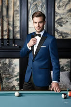"Vermont" Indigo Blue Tuxedo Jacket